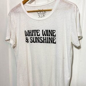 White Wine & Sunshine Graphic Tee